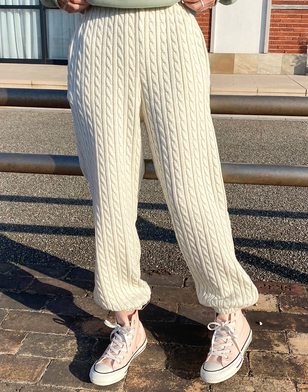 ケーブル編みニットパンツ | レディースファッション通販 - DHOLIC