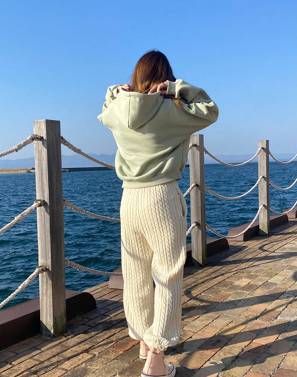 ケーブル編みニットパンツ | レディースファッション通販 - DHOLIC