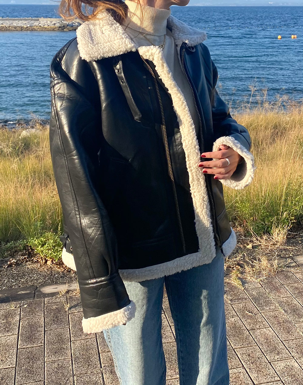 ムートン調ジャケット | レディースファッション通販 - DHOLIC