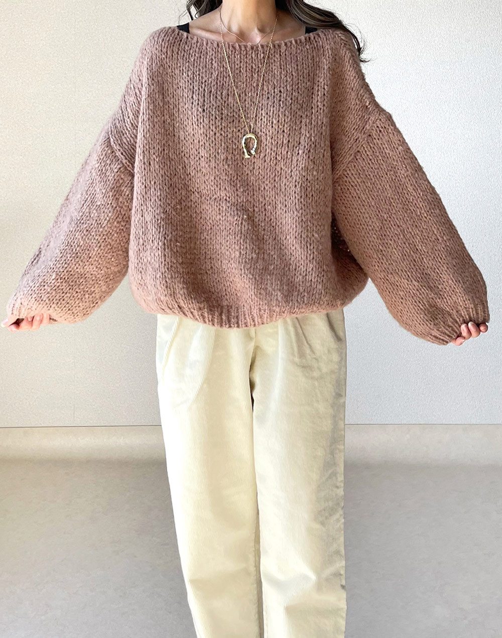 rin TTAGGG ローゲージ　ニット短丈 楽天市場】NOAHL｜《3,950円→50％OFFクーポン利用》透かし編み