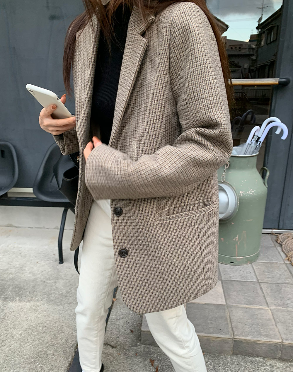 クラシックチェック柄ジャケット | レディースファッション通販 - DHOLIC