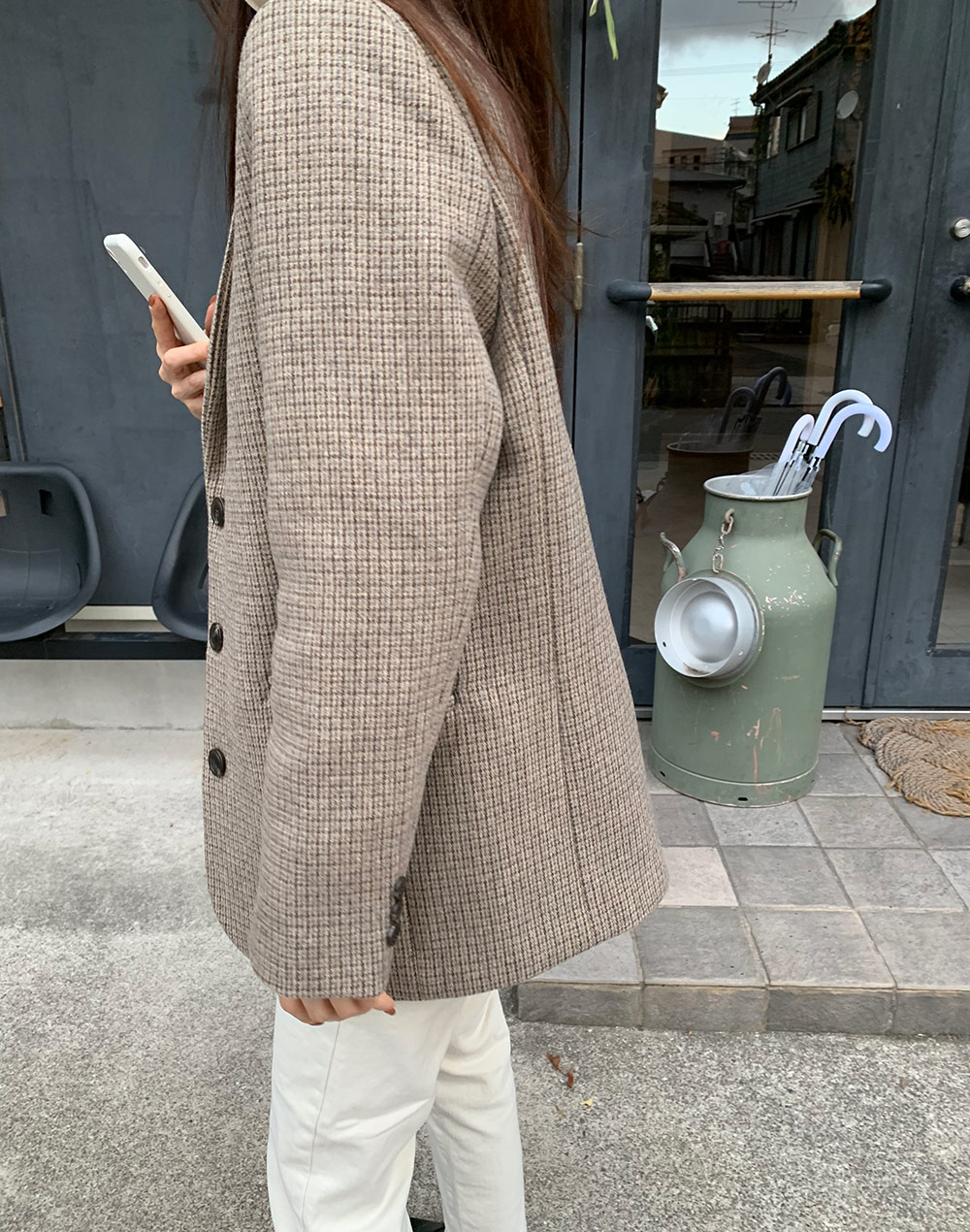 クラシックチェック柄ジャケット | レディースファッション通販 - DHOLIC