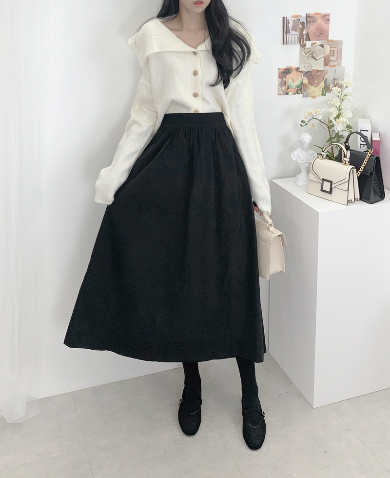 スエード調フレアロングスカート | レディースファッション通販 - DHOLIC