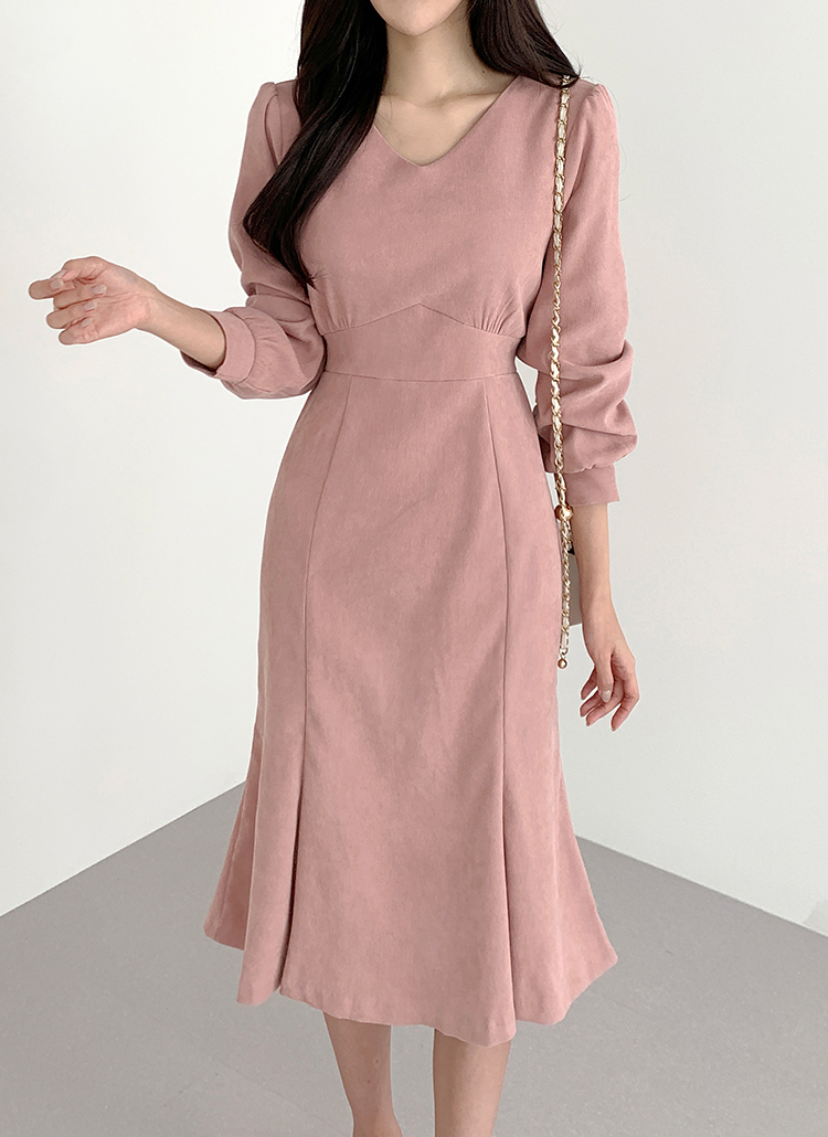 Vネックダーツラインワンピース レディースファッション通販 Dholic Vネックダーツラインワンピース レディースファッション通販 Dholic