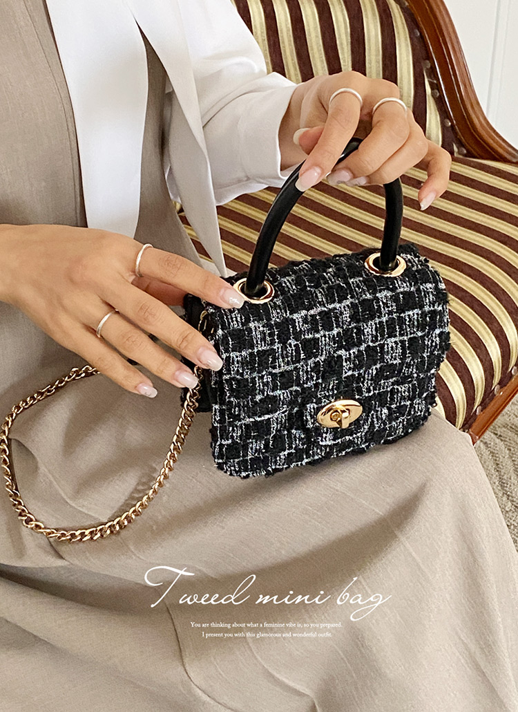 2WAYツイードミニバッグ | レディースファッション通販 - DHOLIC