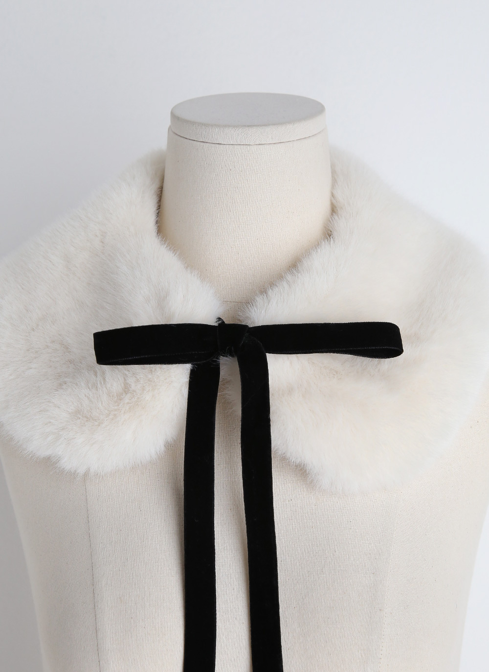 ベロアリボンエコファーマフラー | DHOLIC | 詳細画像10