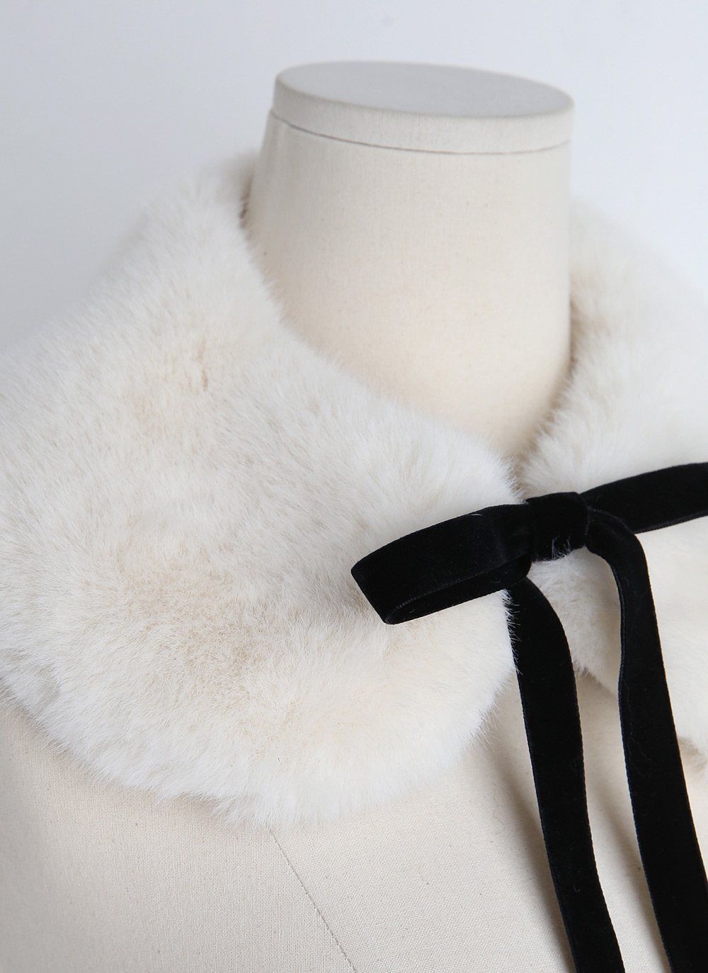 ベロアリボンエコファーマフラー | DHOLIC | 詳細画像11