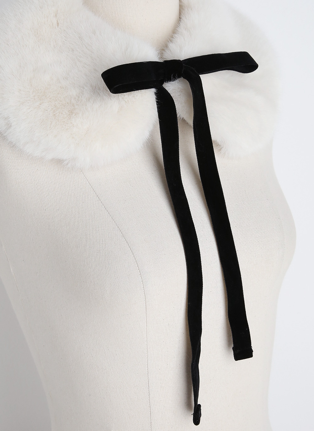 ベロアリボンエコファーマフラー | DHOLIC | 詳細画像12