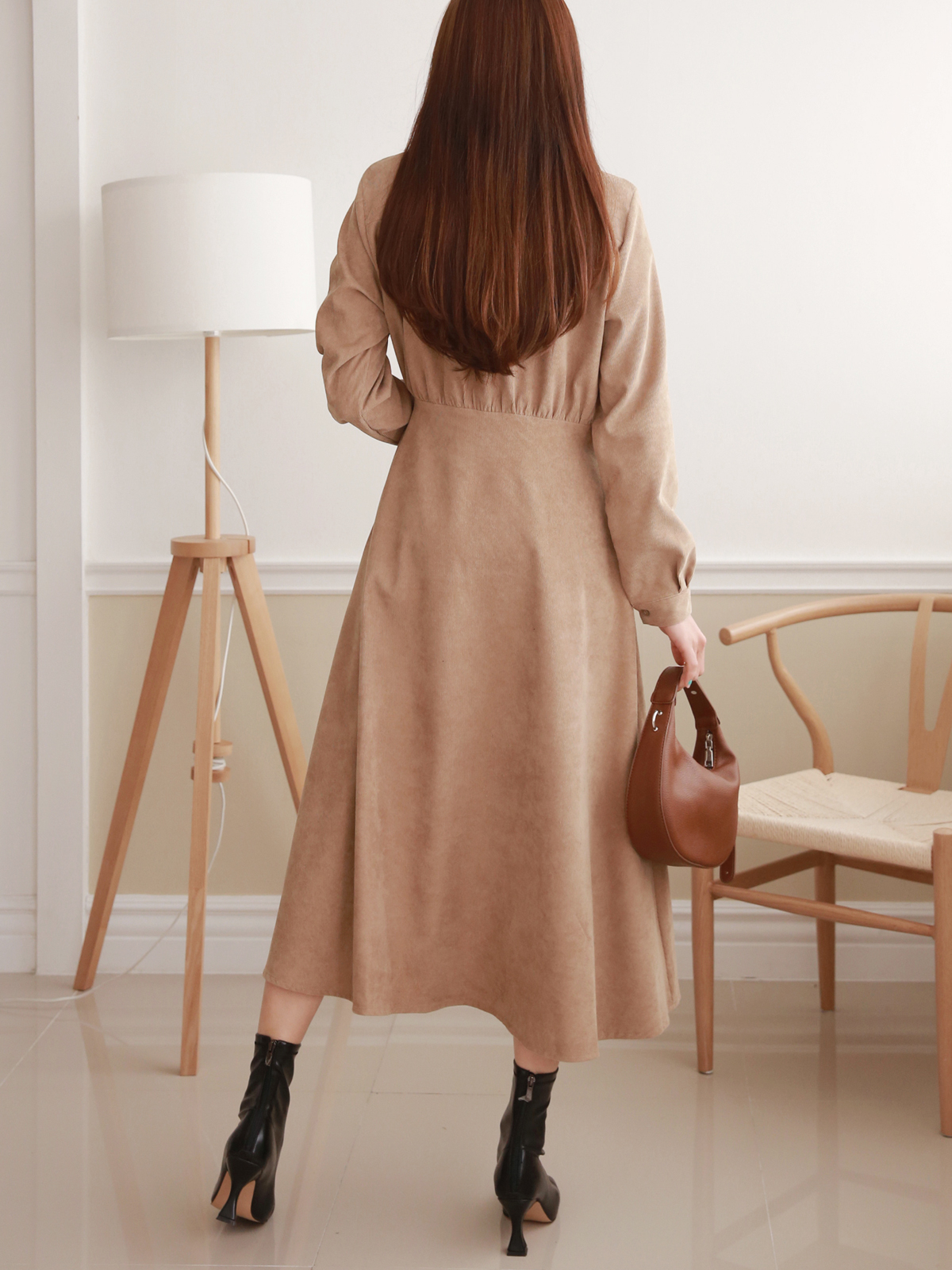 コーデュロイ★ビーズ★シャツワンピース★ BRUNELLO CUCINELLI BRUNELLO CUCINELLI コーデュロイ シャツワンピース ビーズ付き