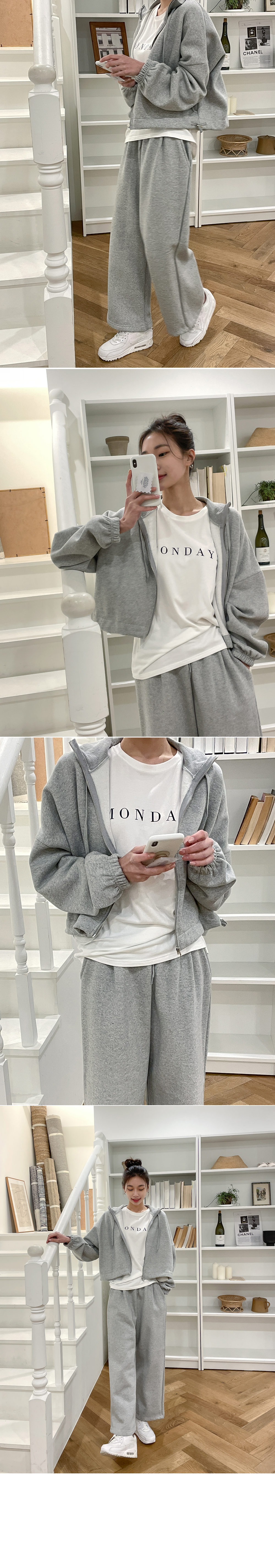 裏起毛スウェットワイドパンツ | DHOLIC | 詳細画像8