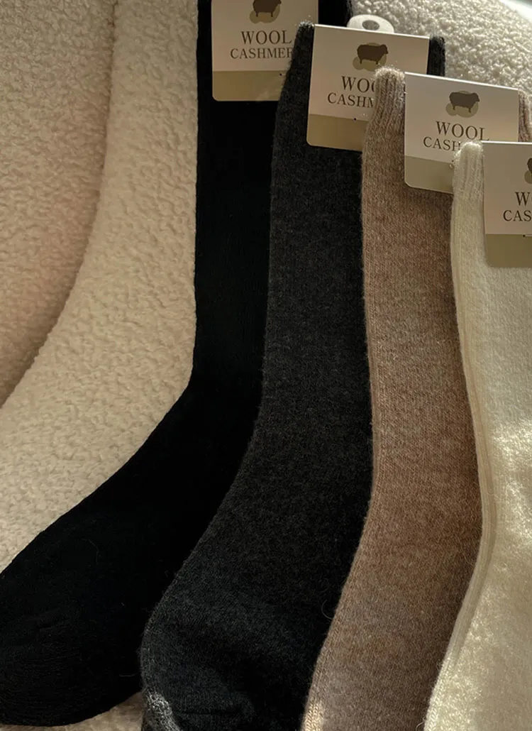 カシミヤ混ソックス | baddiary | 詳細画像1