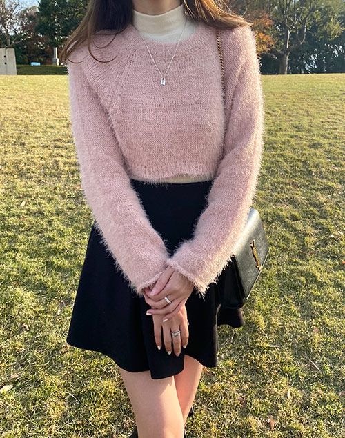 もも様専用2点♡via j ♡ ハイネックショート丈ニット