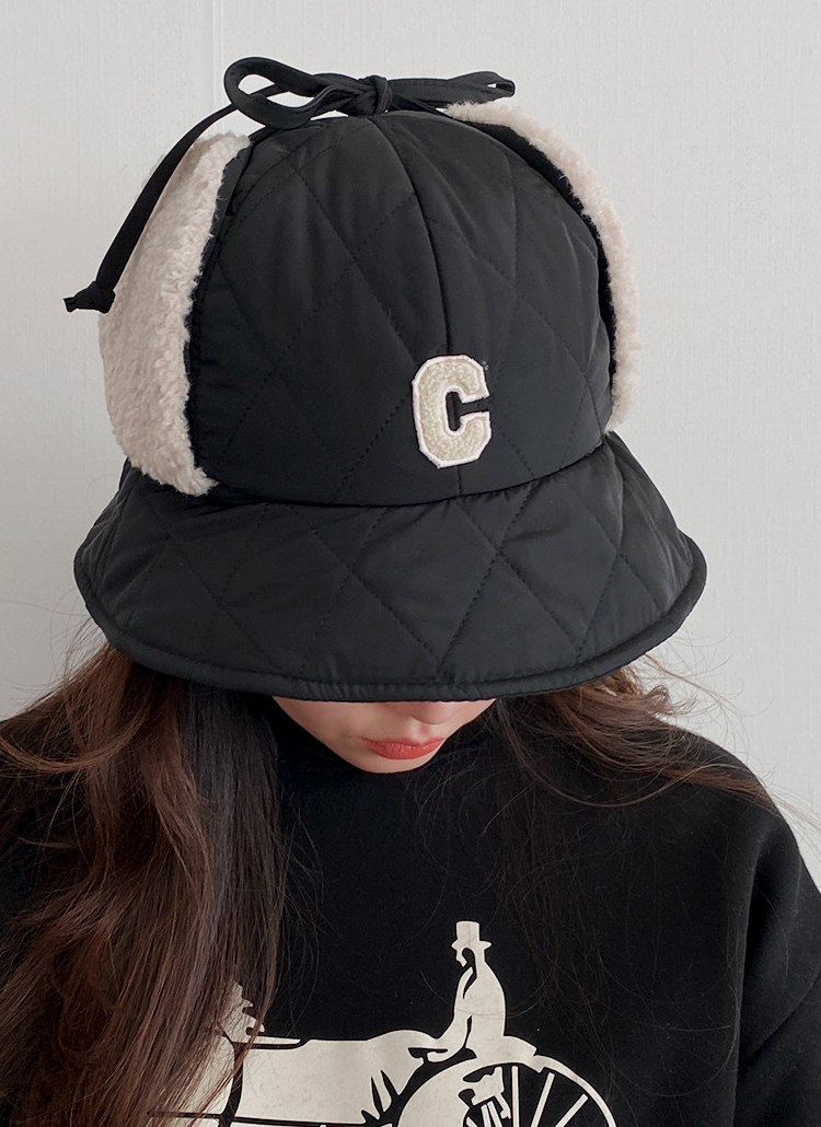 キルト風ボア耳当てバケットハット | レディースファッション通販 - DHOLIC