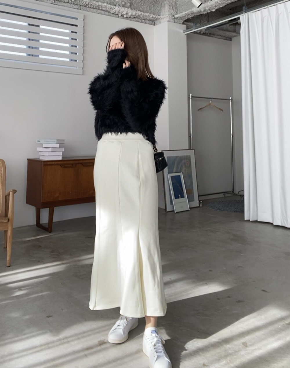 LIMI feu 2022AW ショート丈ボレロ風ニット トップス