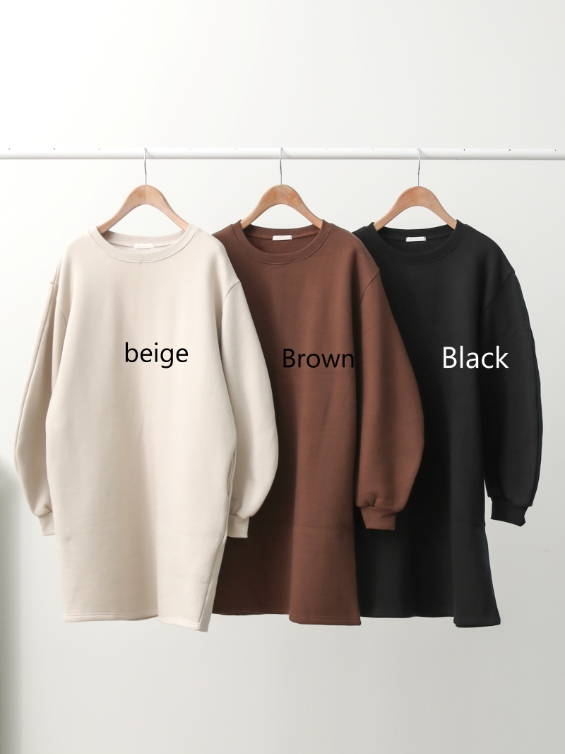 裏起毛スウェットミニワンピース | レディースファッション通販 - DHOLIC