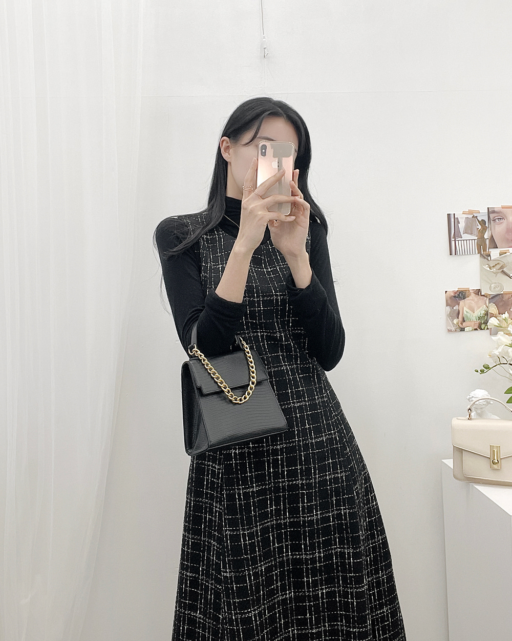 ツイードフレアワンピース | レディースファッション通販 - DHOLIC