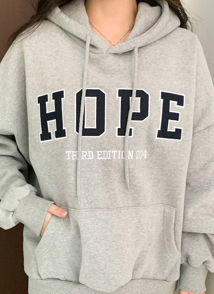 裏起毛HOPEパーカー | レディースファッション通販 - DHOLIC