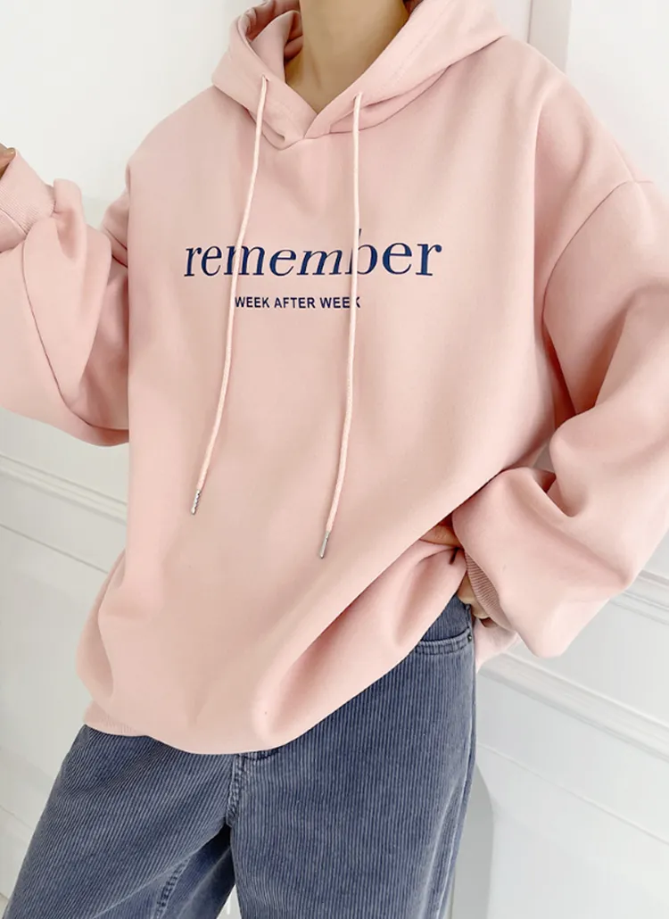 裏起毛rememberパーカー | レディースファッション通販 - DHOLIC