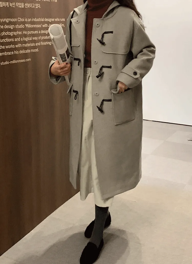 中綿裏地フードダッフルコート | レディースファッション通販 - DHOLIC