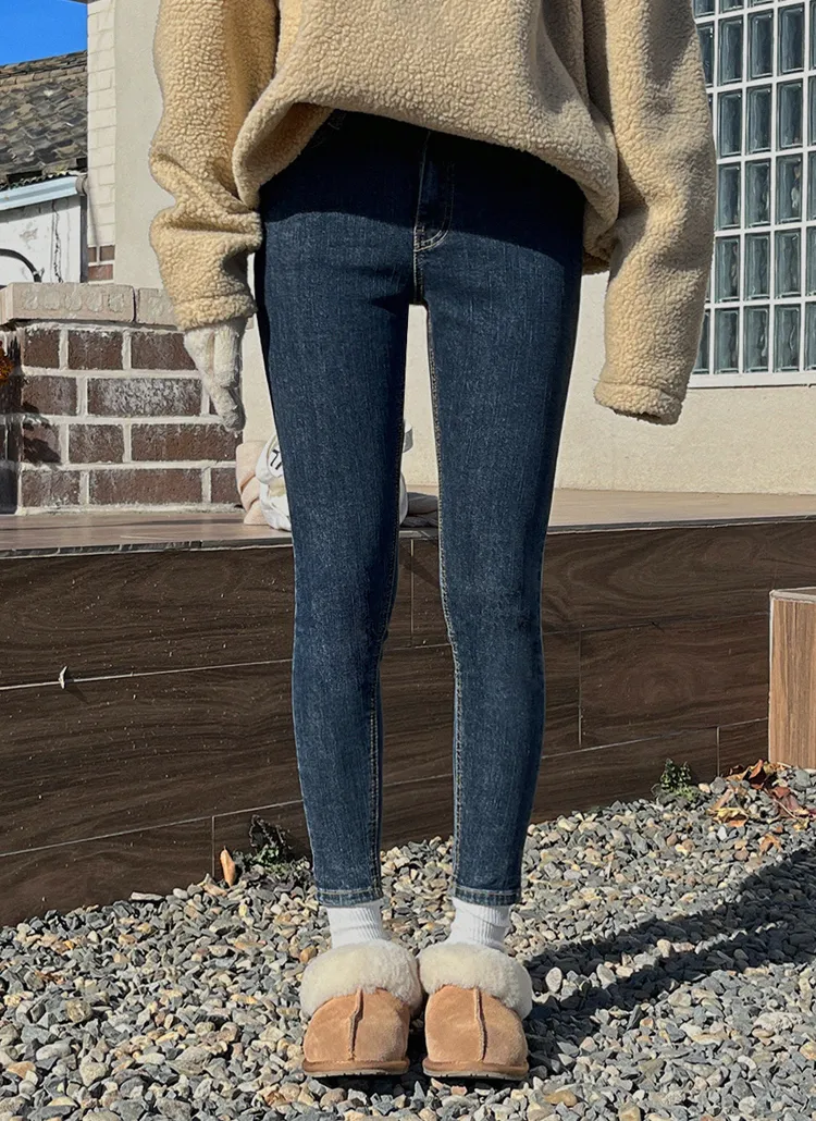 裏起毛スキニーデニムパンツ | hotping | 詳細画像1