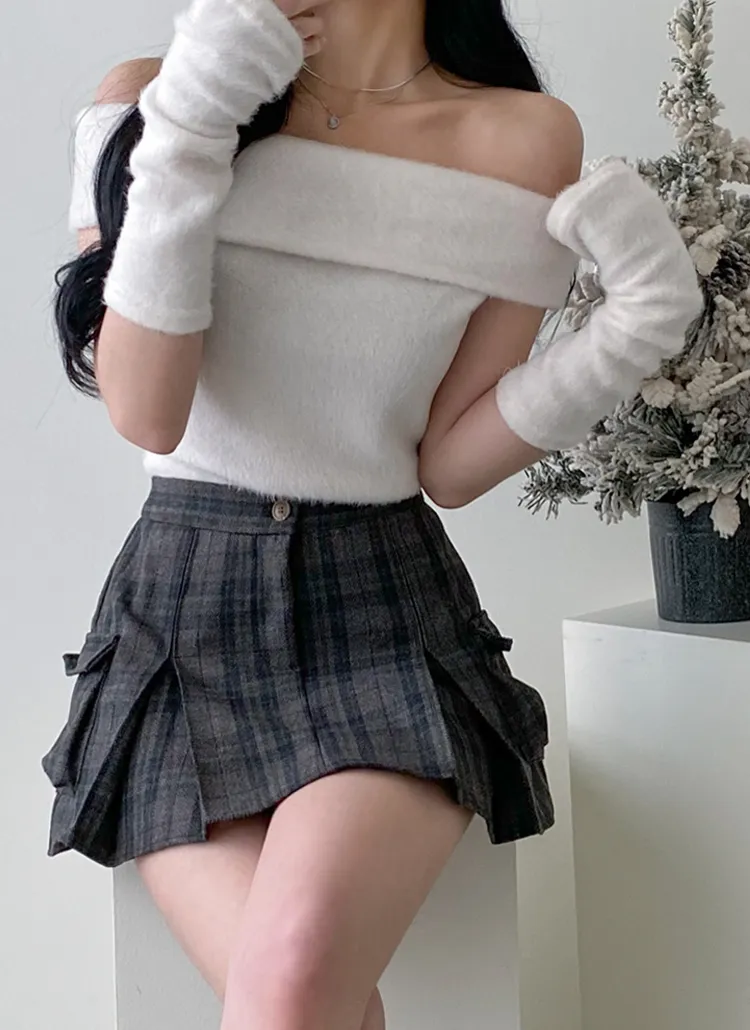 エコファーオフショルTシャツ | dangosister | 詳細画像1