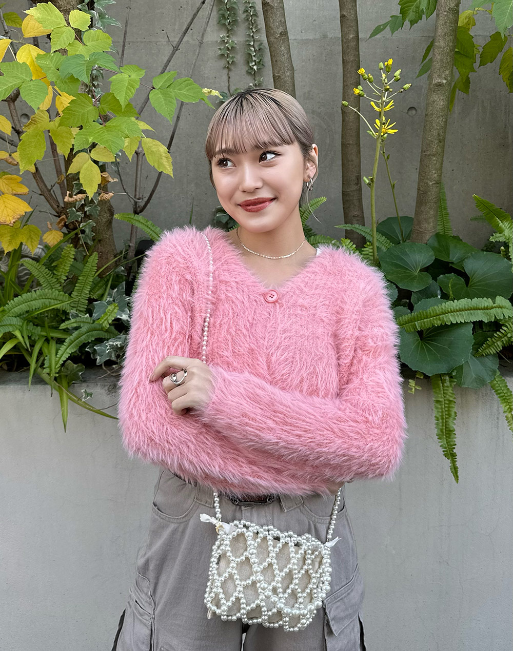 シャギーニットカーディガン | レディースファッション通販 - DHOLIC