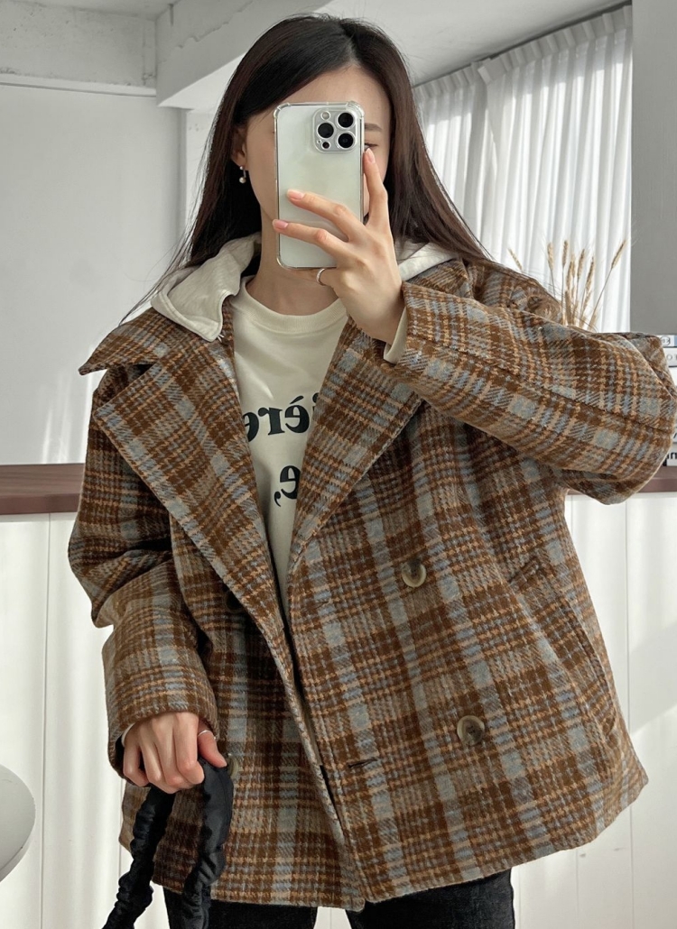 FR2 GOLF チェック柄ジャケット フード付き FR2 GOLF チェック柄ジャケット フード付き FR2 GOLF チェック柄