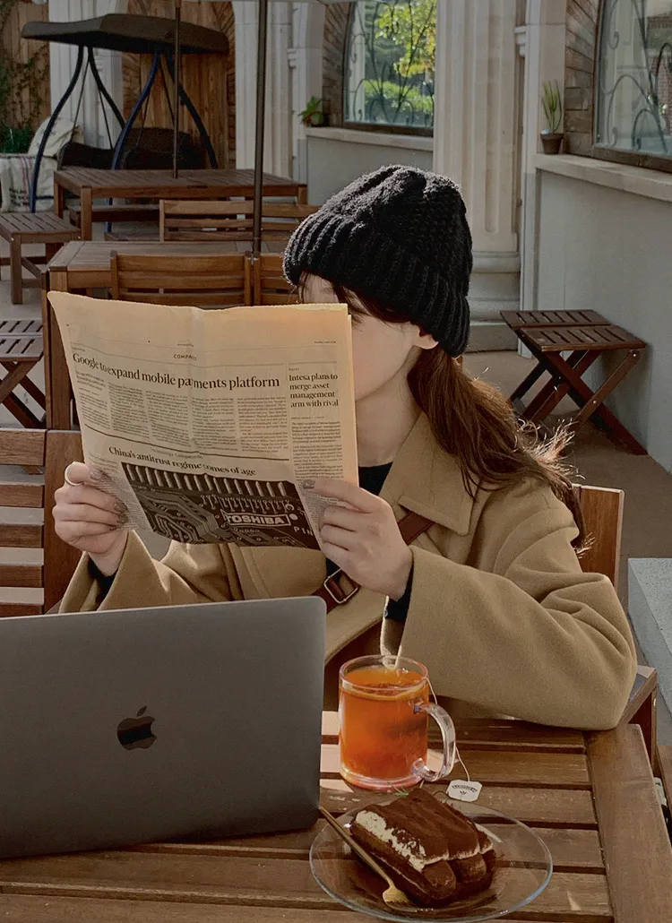 ケーブルニットビーニー | hotping | 詳細画像1