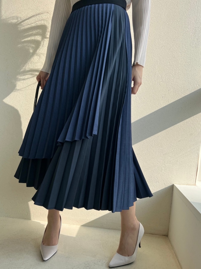 ツートーンカラースカート