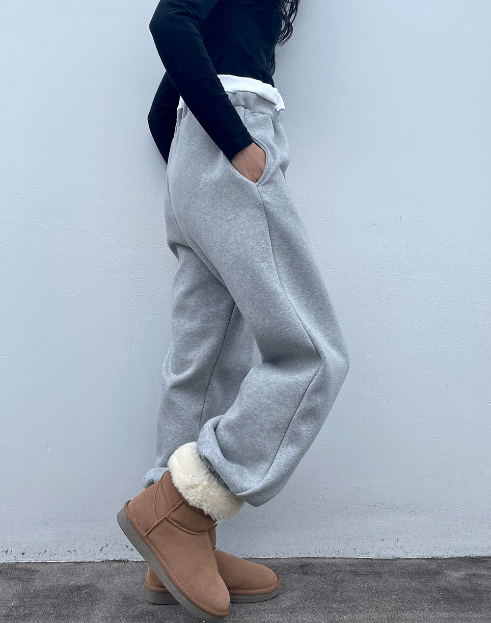 ダブルウエストスウェットパンツ | レディースファッション通販 - DHOLIC
