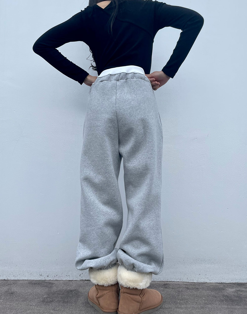 ダブルウエストスウェットパンツ | レディースファッション通販 - DHOLIC