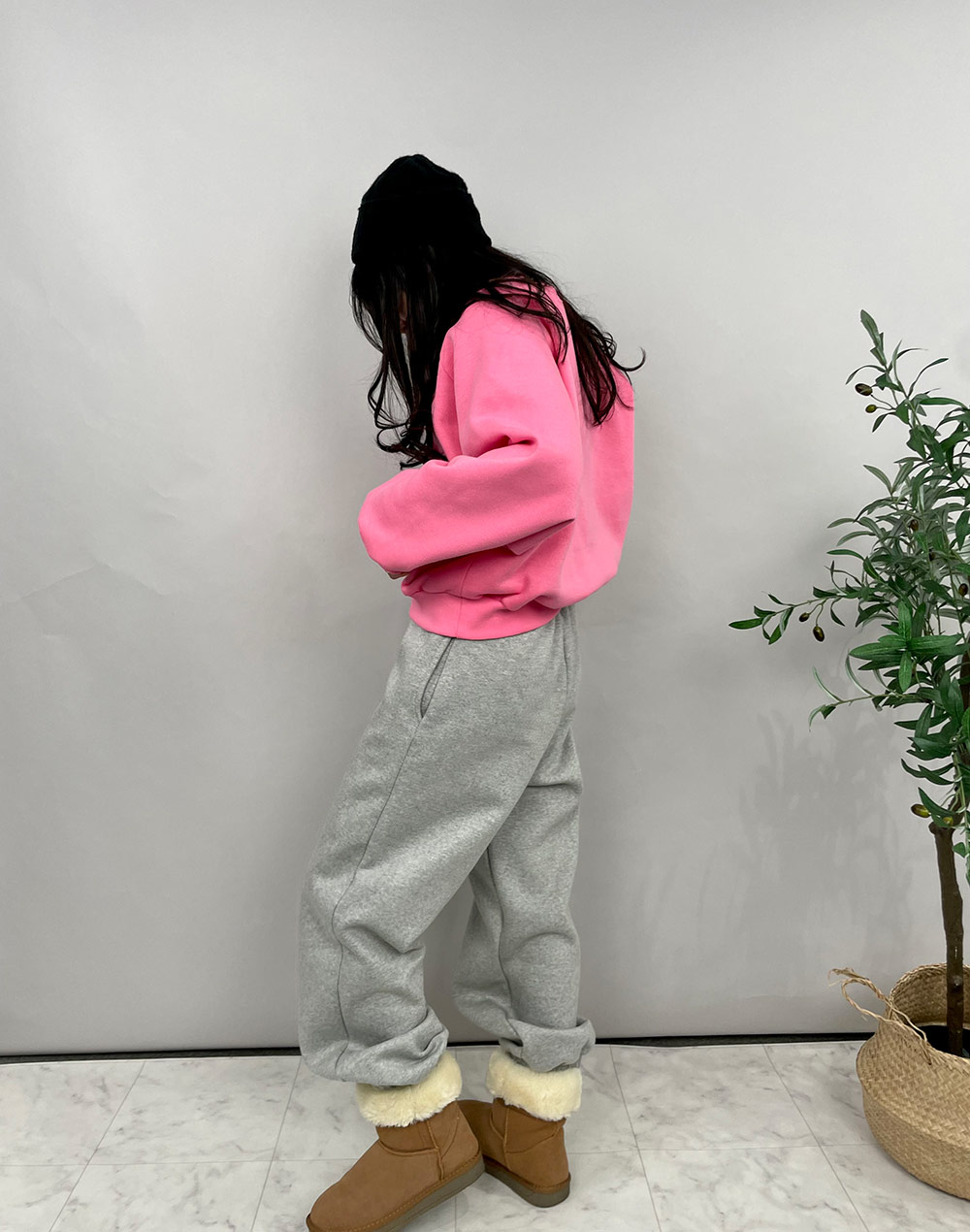 ダブルウエストスウェットパンツ | レディースファッション通販