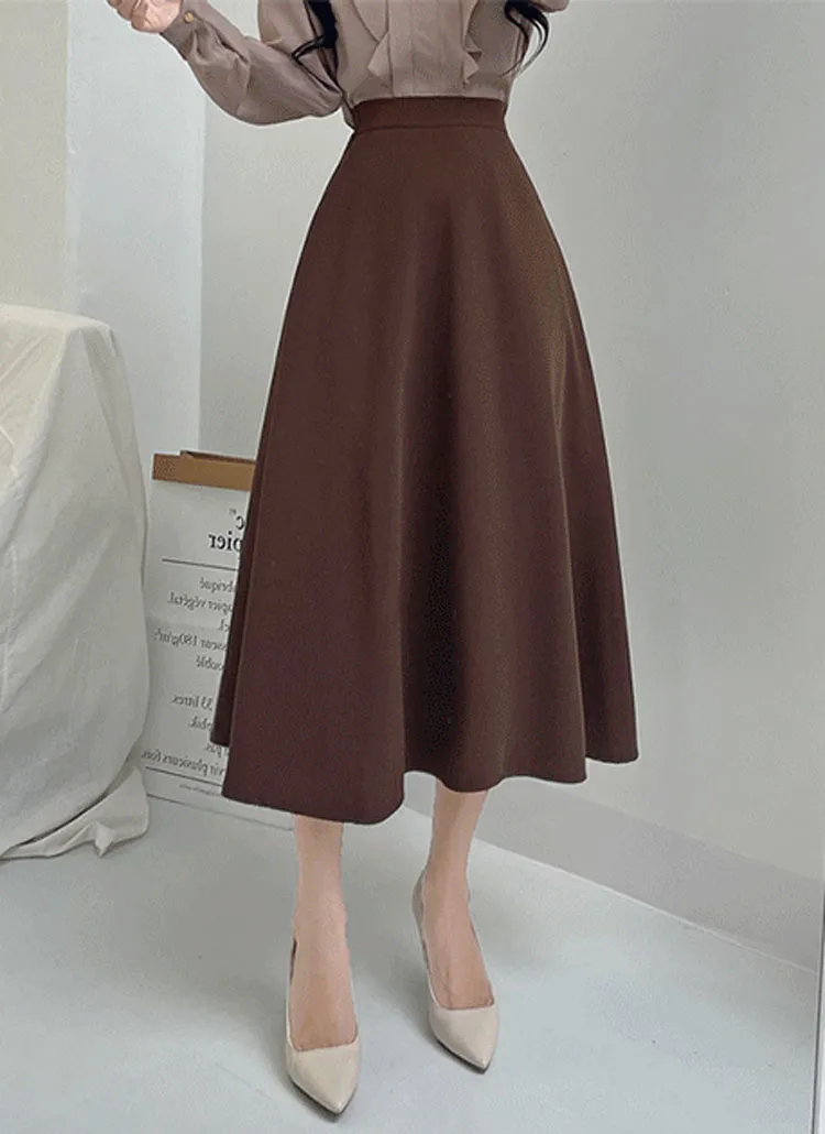 バックゴムフレアスカート | YUAU | 詳細画像1