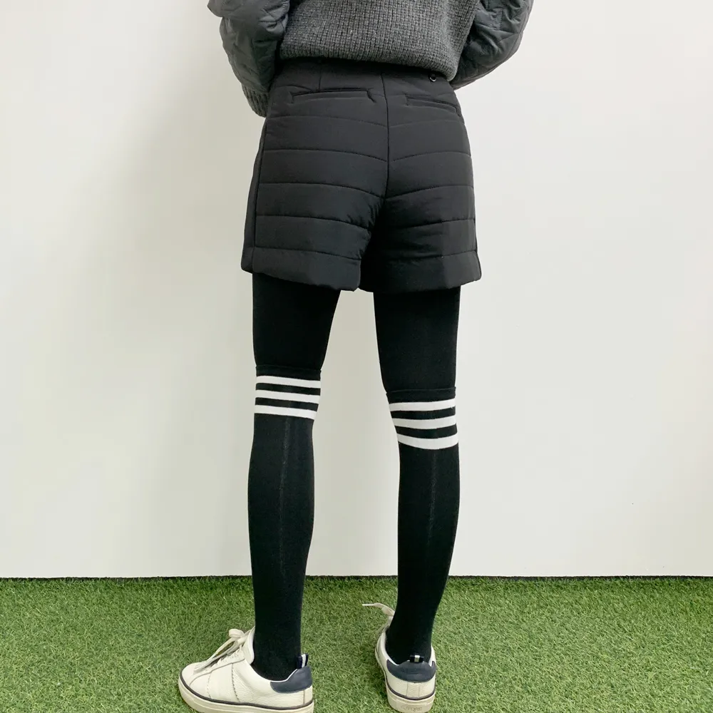 裏起毛サイド配色キルティングショートパンツ | voer | 詳細画像5