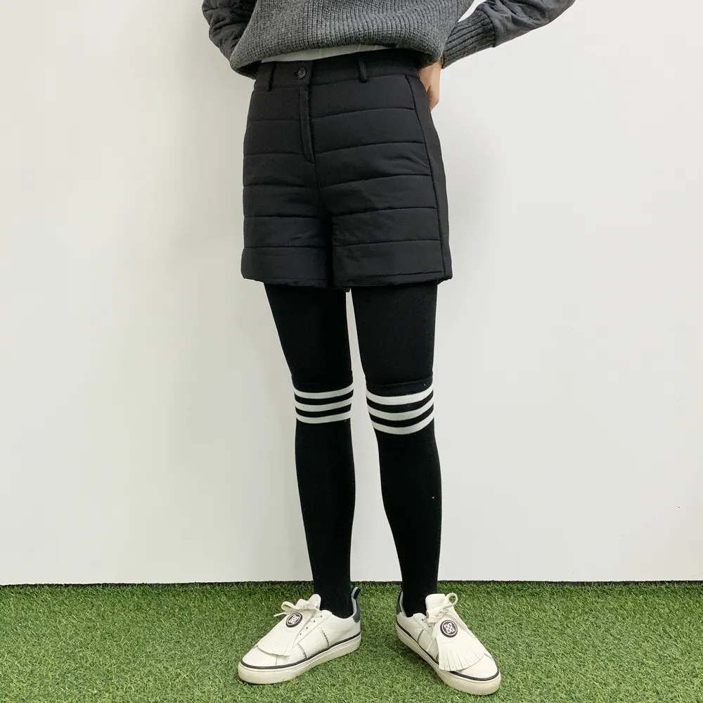 裏起毛サイド配色キルティングショートパンツ | voer | 詳細画像8