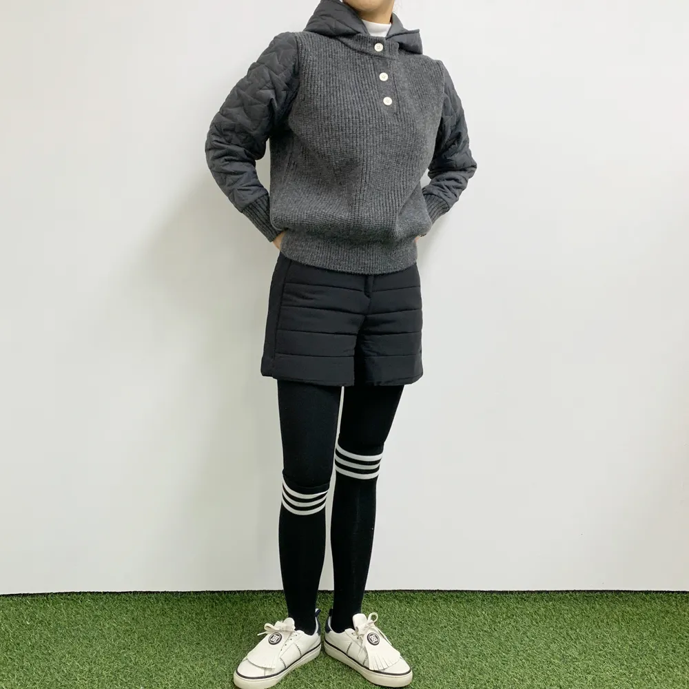 裏起毛サイド配色キルティングショートパンツ | voer | 詳細画像9