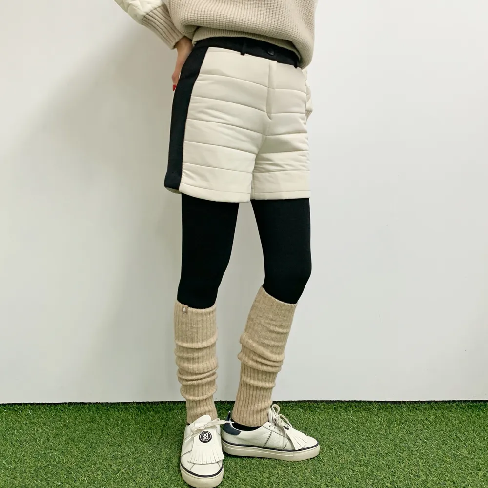裏起毛サイド配色キルティングショートパンツ | voer | 詳細画像15