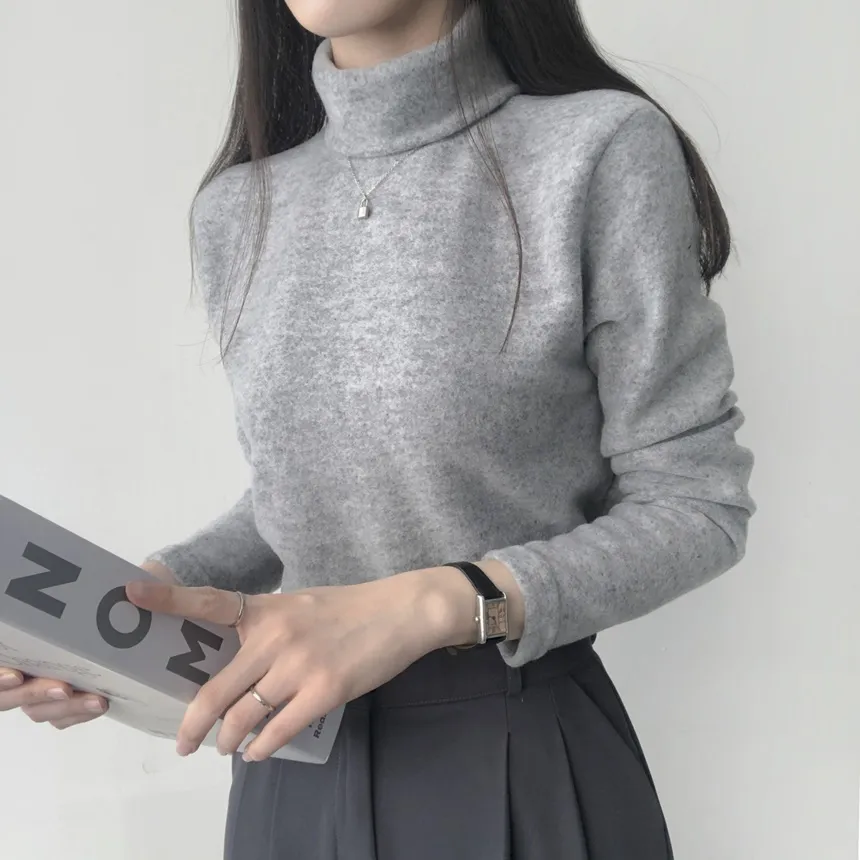 起毛タートル長袖Tシャツ | lilisense | 詳細画像15