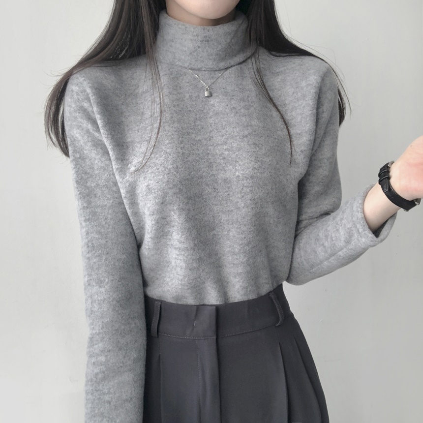 起毛タートル長袖Tシャツ | lilisense | 詳細画像19