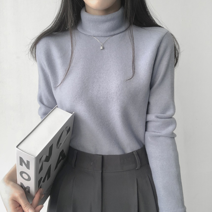 起毛タートル長袖Tシャツ | lilisense | 詳細画像23