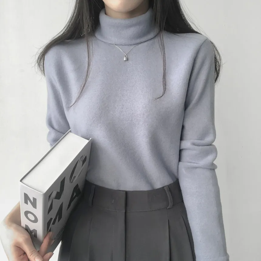 起毛タートル長袖Tシャツ | lilisense | 詳細画像22