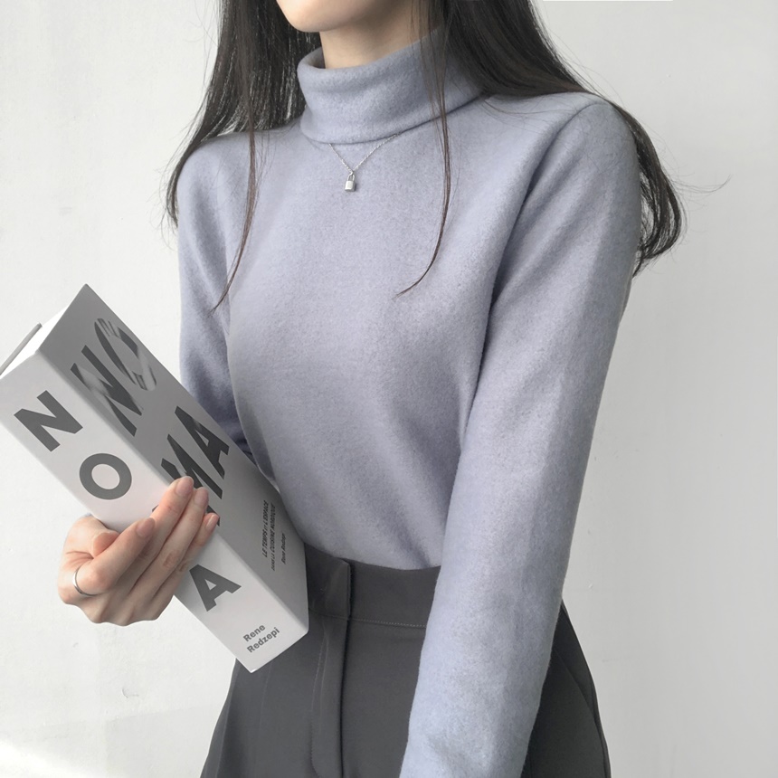 起毛タートル長袖Tシャツ | lilisense | 詳細画像24