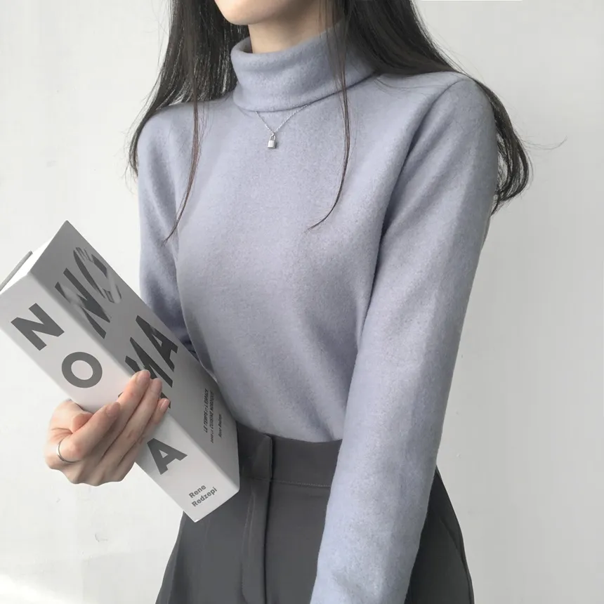 起毛タートル長袖Tシャツ | lilisense | 詳細画像23