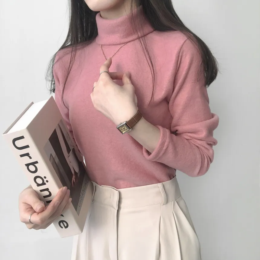 起毛タートル長袖Tシャツ | lilisense | 詳細画像24