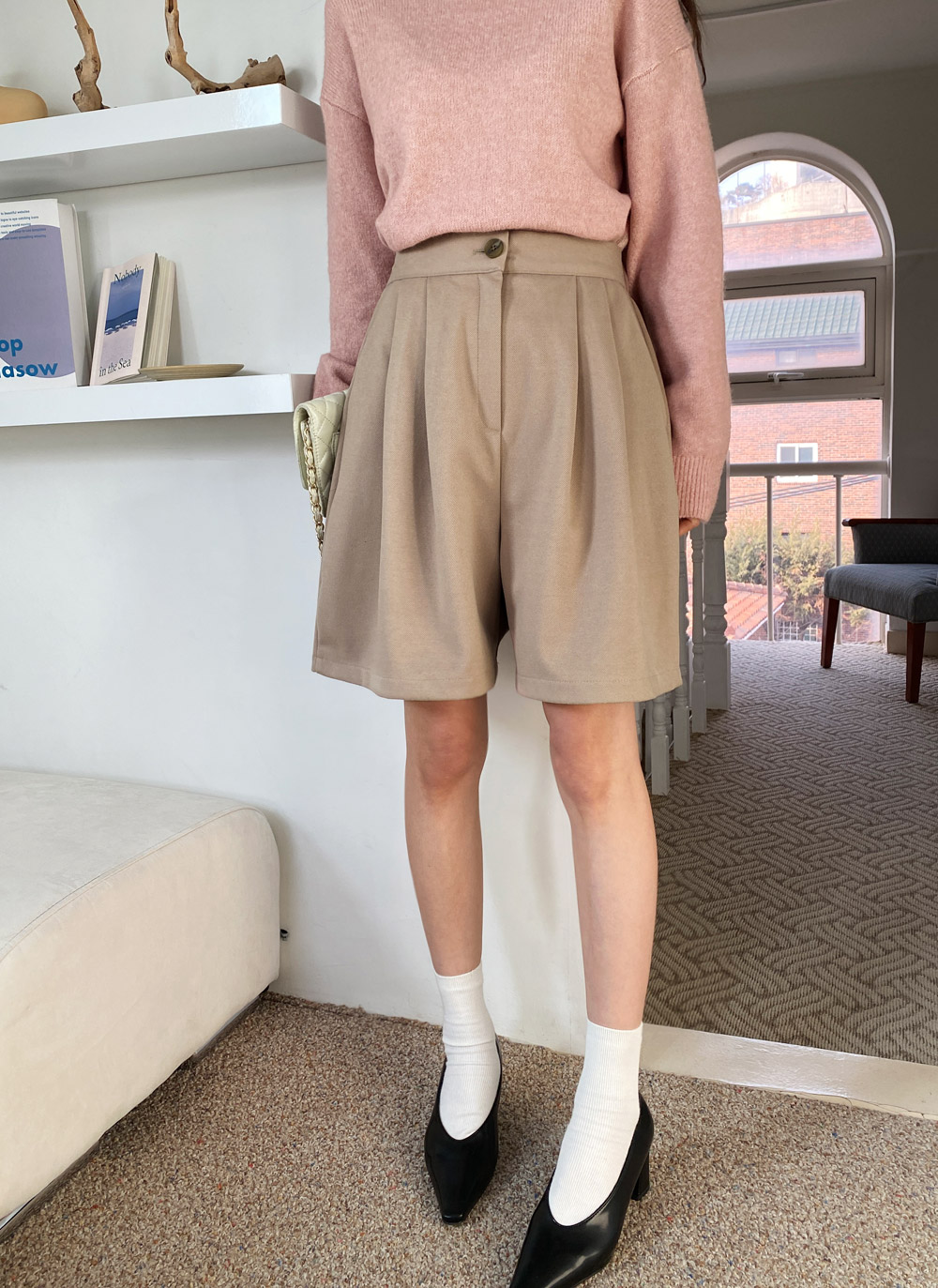 フロントツータックハーフパンツ | DHOLIC | 詳細画像2
