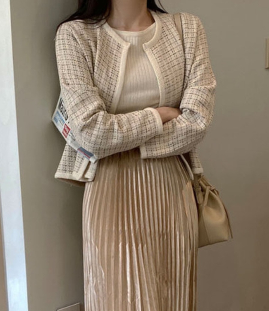 ツイードオープンカーディガン | 詳細画像12