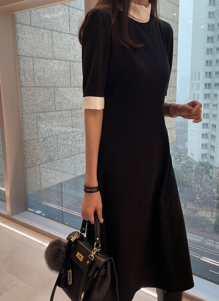 ◆DAKS チェック配色半袖ワンピース ワンピース｜全商品｜DAKS（ダックス）公式オンラインショップ