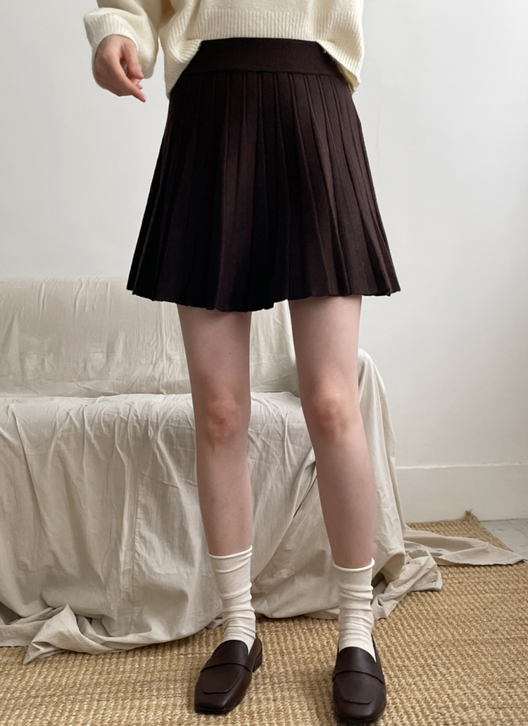 SELF-PORTRAIT★ニット プリーツ ミニ スカート★関税込み ニットプリーツミニスカート | レディースファッション通販 - DHOLIC