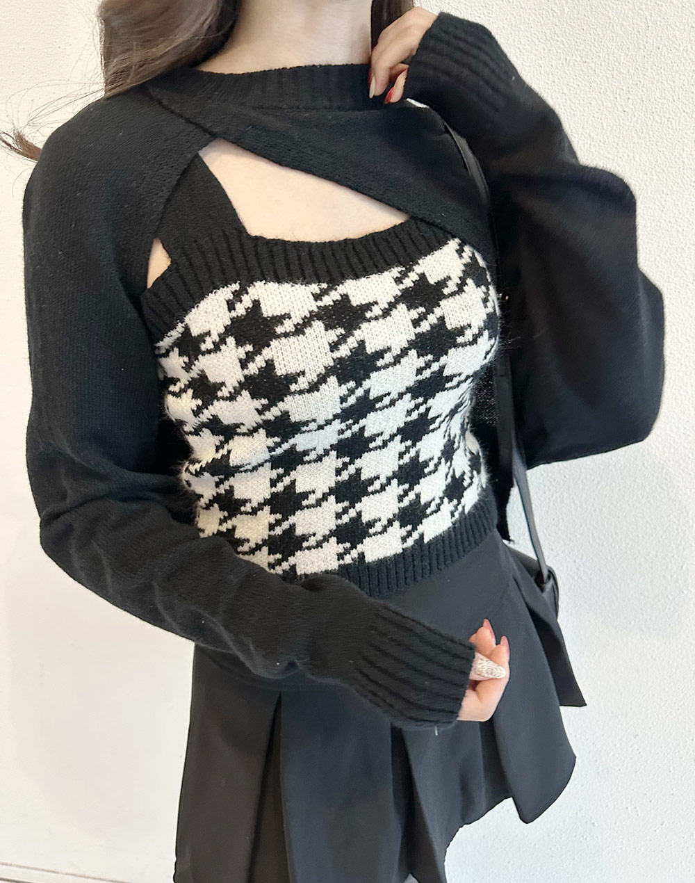 千鳥柄ニットSET | レディースファッション通販 - DHOLIC