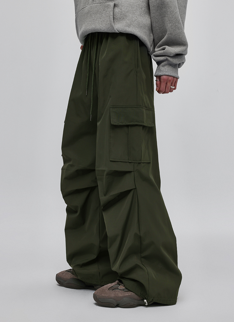 FRAMeWORK ナイロンカーゴパンツ　カーキ　サイズ40 裏起毛ナイロンカーゴパンツ | レディースファッション通販 - DHOLIC